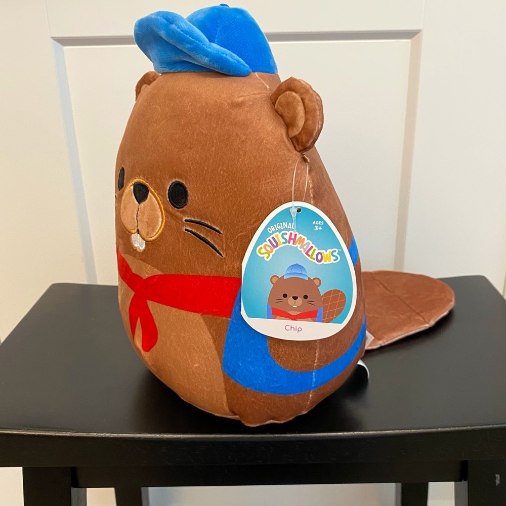 NWT 8” Chip the Beaver Squishmallow - Picture 2 of 5